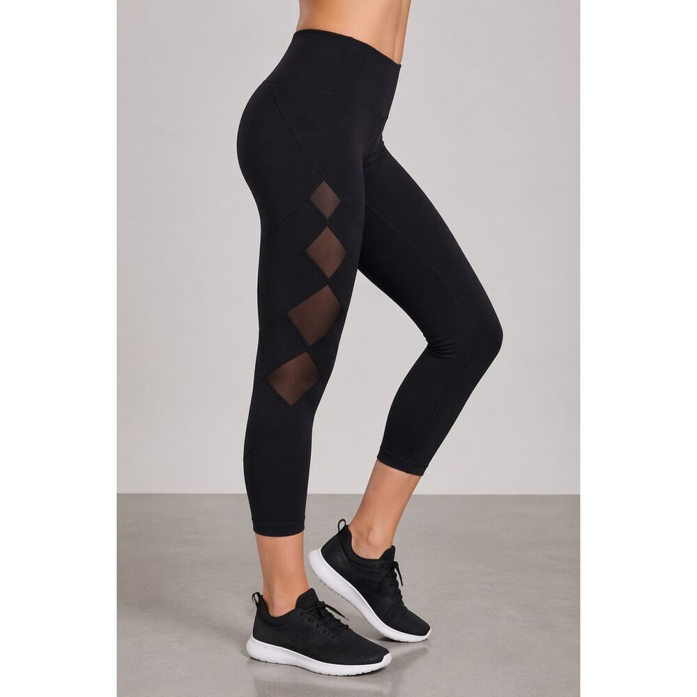 90° by Reflex Diamond Mesh Capri Black XS